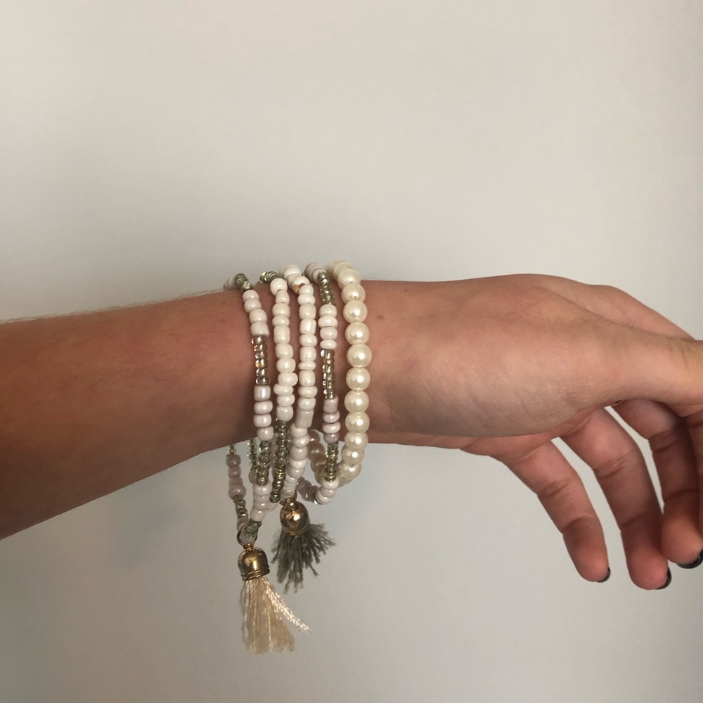 Tassel bracelet bundle